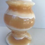 Vase en onyx vintage 25cm