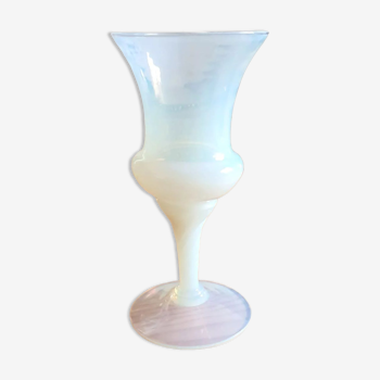 Opaline cut vase
