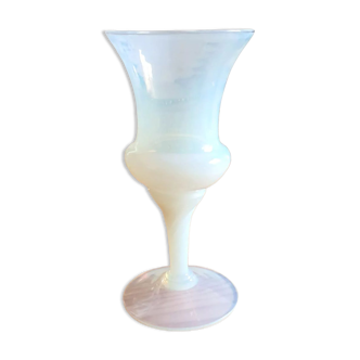 Opaline cut vase