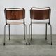 Set of 6 Gispen 106 Dutch Industrial Plywood Chairs, 1960s
