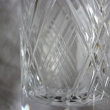 5  orangeade crystal glasses