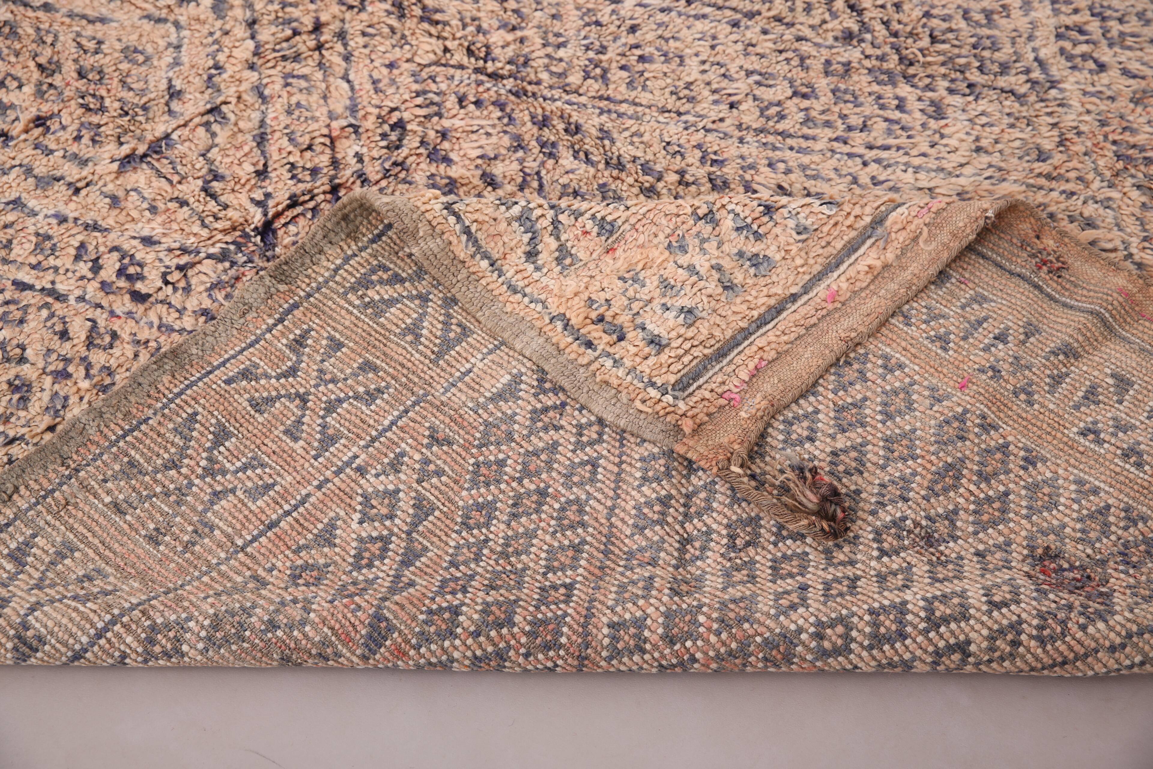 Vintage Beni Mguild Rug 196 CM X 383 CM - tapis marocain berbere - moroccan rug