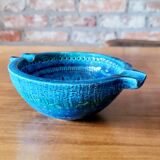 Rimini bleu keramieken asbak, Aldo Londi pour Bitossi, jaren 1960 en Italie