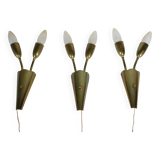 Gold Design Wall Lamps Sputnik 1950s