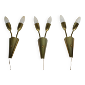 Gold Design Wall Lamps Sputnik 1950s