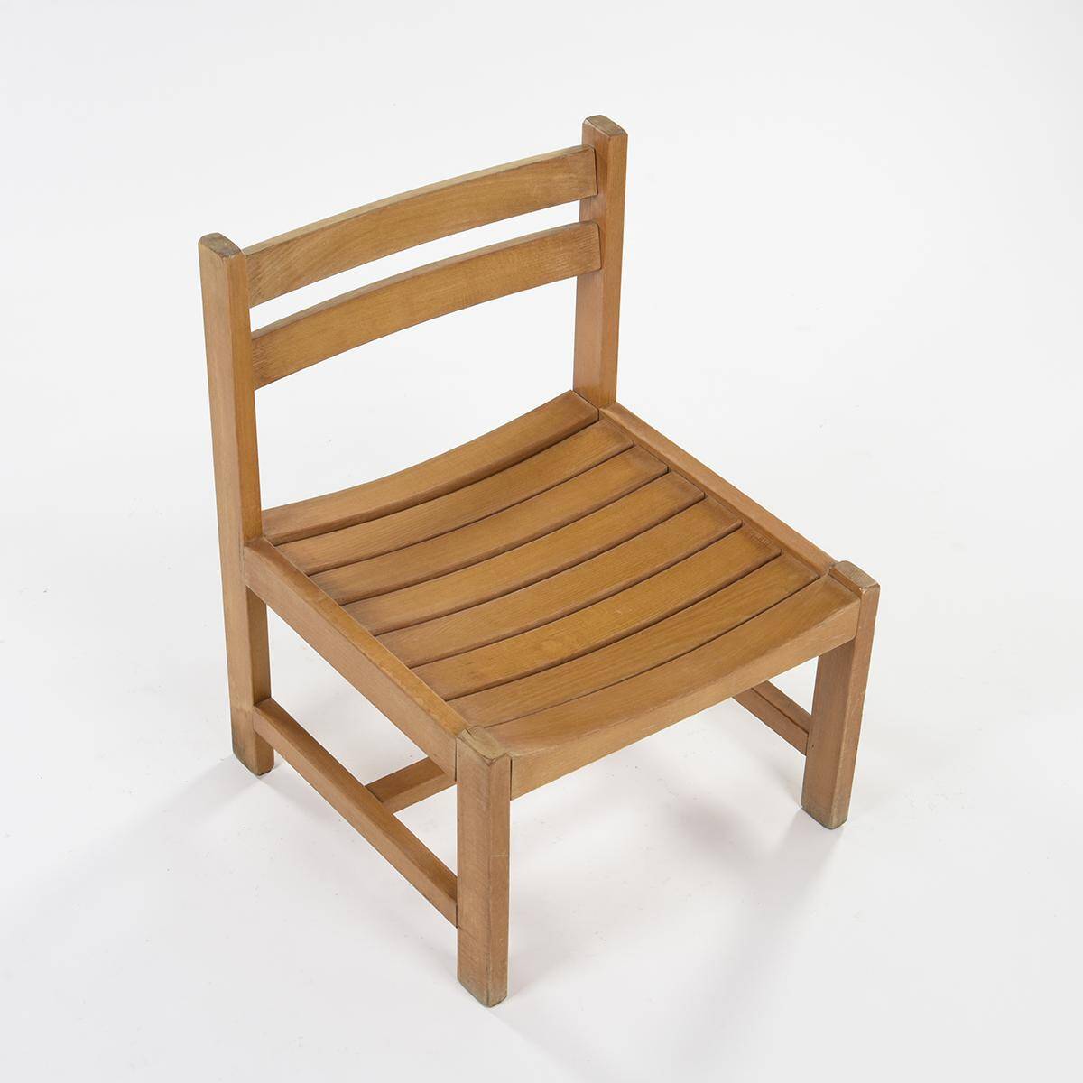 Pair of low chairs by André Sornay, circa 1960