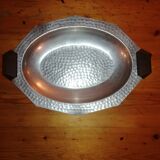Hammered metal serving tray