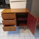 Old vintage Scandinavian chest of drawers 3 drawers and 1 compass foot holder