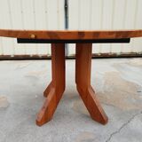 Extendable pine dining table 1970
