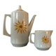 Vintage coffee pot and milk jug