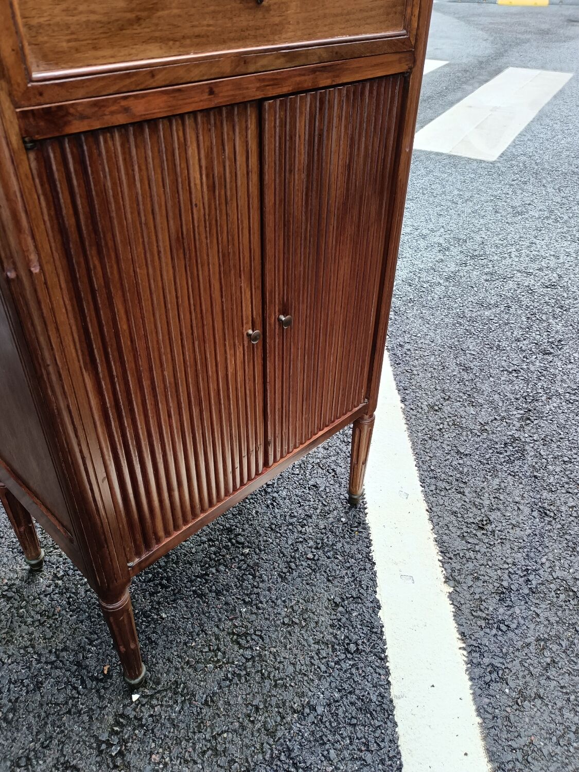 Style chiffonnier louis XVI marble tray