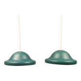 Paire de suspensions Louis Poulsen 16600 (Bubi) par Henning Koppel, années 1970