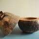 Old coconut ice bucket vintage decor ice bucket coconut 70s