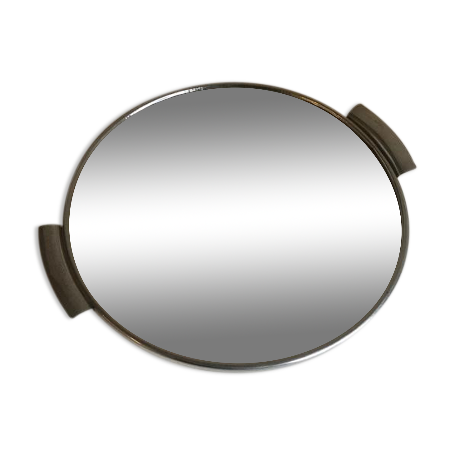 Round mirror tray