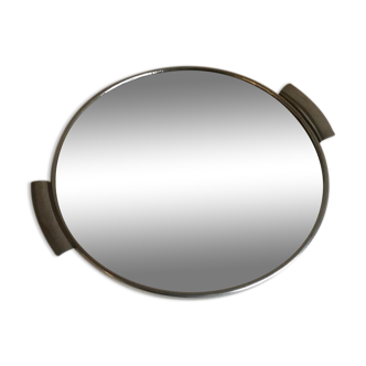 Round mirror tray