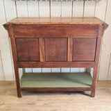 Old 2-door service console in restyled solid oak