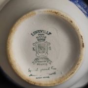 French Vintage Luneville porcelain coffee set