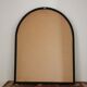 Large black lacquered mirror 1970