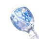 Coloured footed glass Anna Hutte (Germany) model Asti