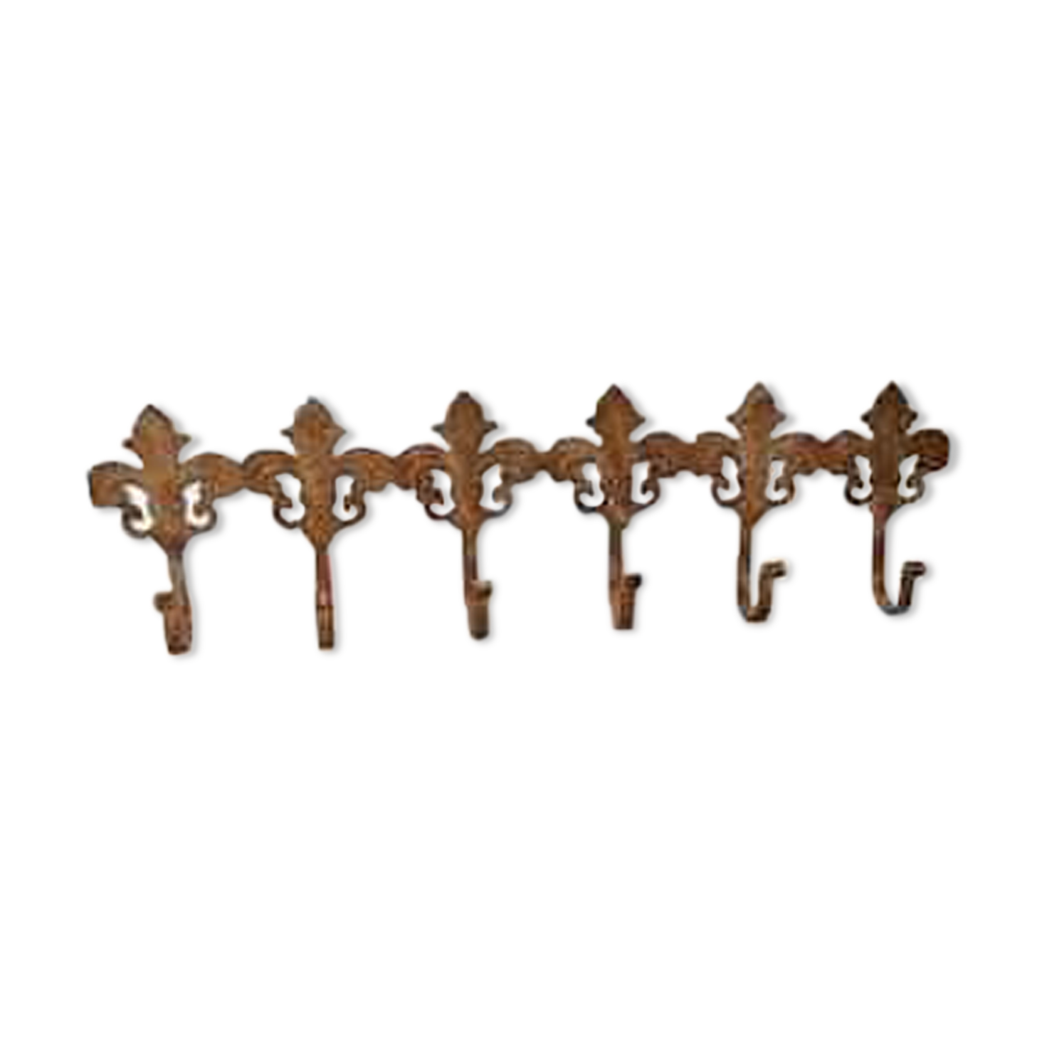 Coatrack with lily flowers