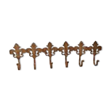 Coatrack with lily flowers