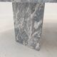 Italian marble leaf shape coffee table, 1980's
