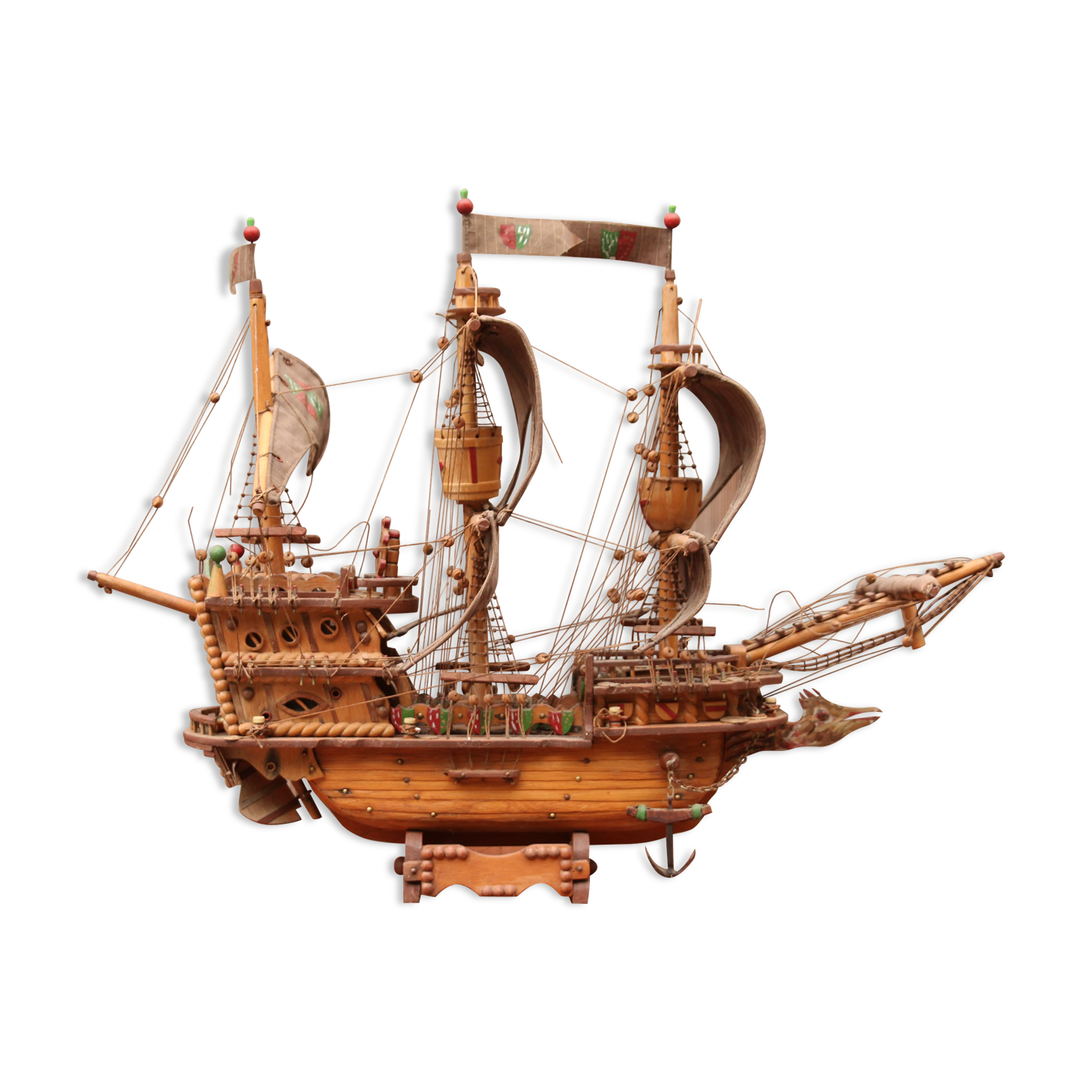 Model wooden boat