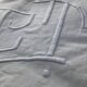 Embroidered 2-seater sheet CT linen new simple day cream