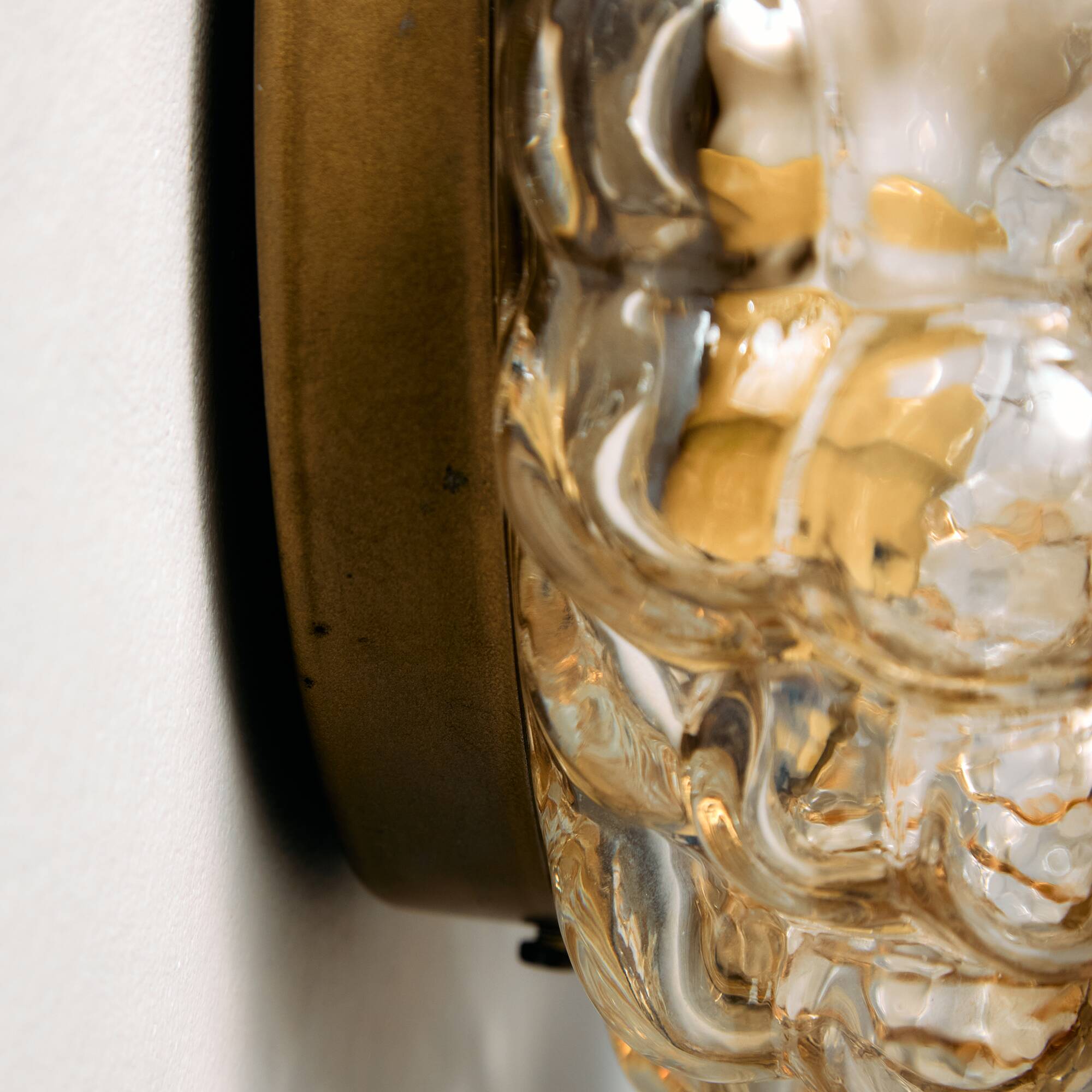 Bubble glass wall light by Helena Tynell for Limburg