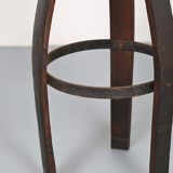 Original set of 2 bar stools by Frida Minet and Adrien Audoux, 1950s, France