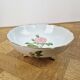 Saladier tripode porcelaine de Paris à décor roses – Coupe vintage