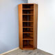 Corner shelf, teak, 1960s
