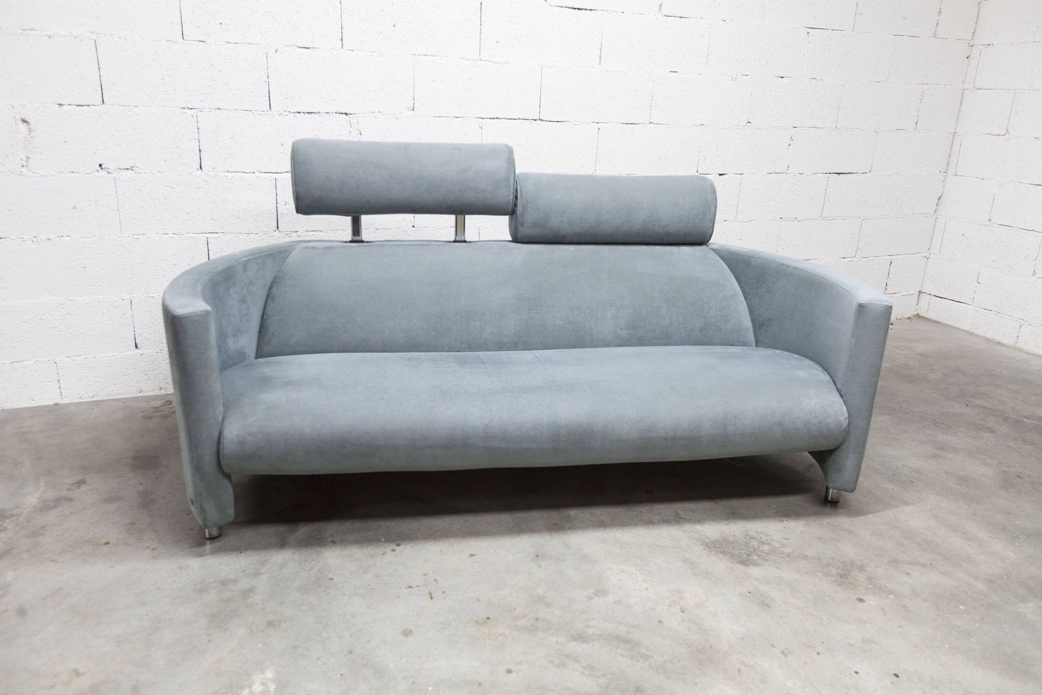 Negresco Sofa Design Bernard Massot for Neology France Moiré Velvet