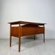 1960s Vintage Mid-Century Danish Teak Writing Desk