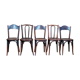 Lot 5 chaises bistrot Fischel et Kohn
