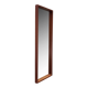 Miroir minimaliste mid-century allemand en teck de Zier-Form, années 1960
