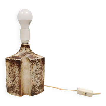 Ceramic table lamp by Heico Nitzsche for Søholm, Denmark, 1970s.