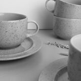 6 cups speckled sandstone