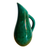 Vintage green glazed ceramic pitcher – Grandjean Jourdan Vallauris