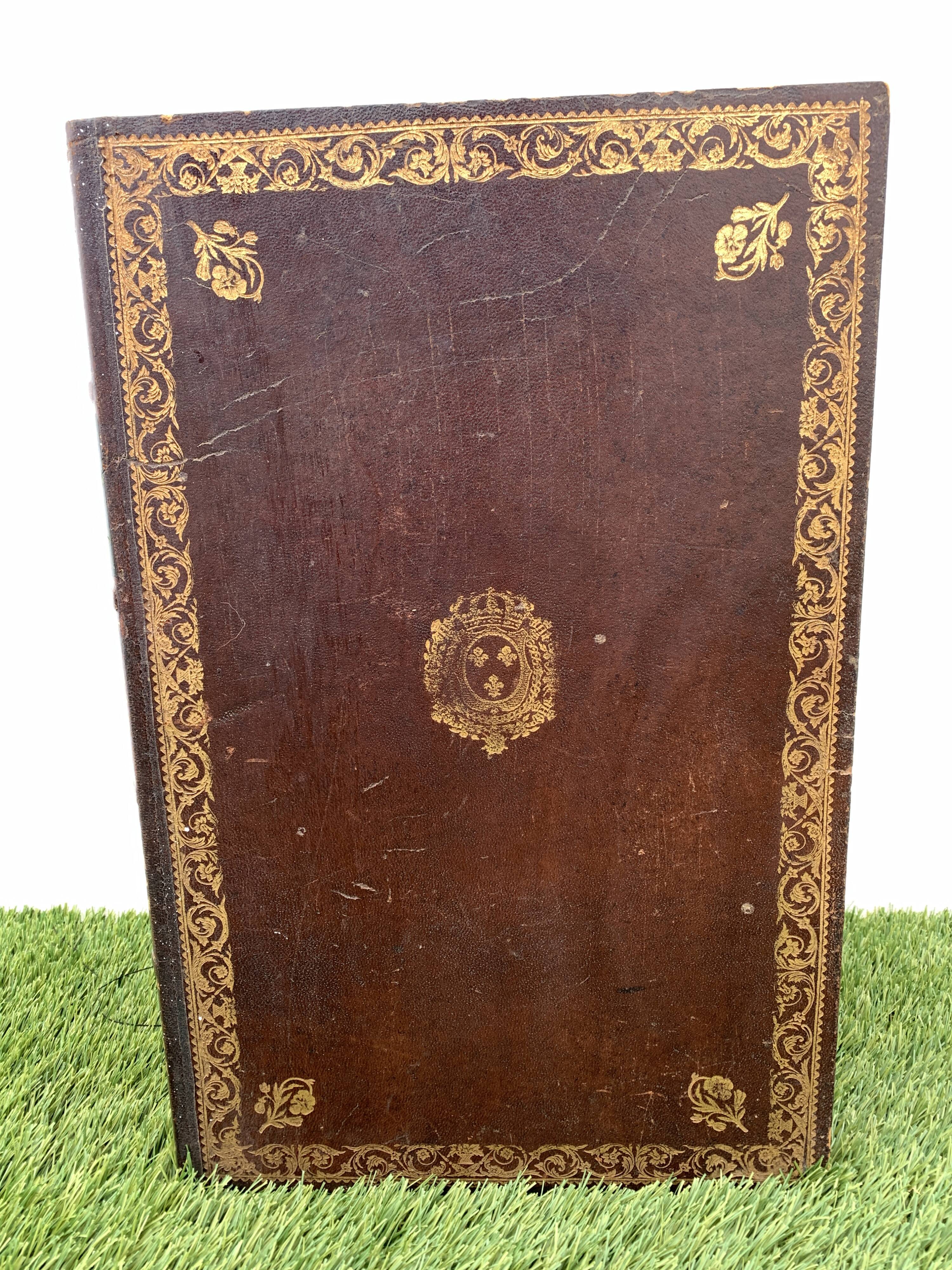 Trompe l'oeil storage box of old books, twentieth century