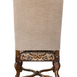 Armchair with high back called Dutch style neo-Louis XIII