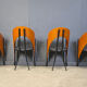 Postmodern Spanish dining chairs, 1980s - set of 4