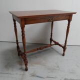 Antique mahogany sidetable with drawer