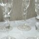 4 thick-cut crystal port glasses, Roemer Rhin, are from France.
