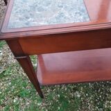 Antique Louis XVI style console with marble top
