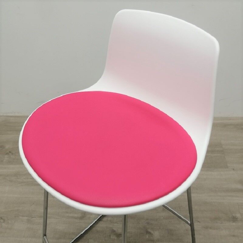 Tabouret haut enea lottus blanc rose