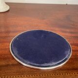 Silvered metal table mat