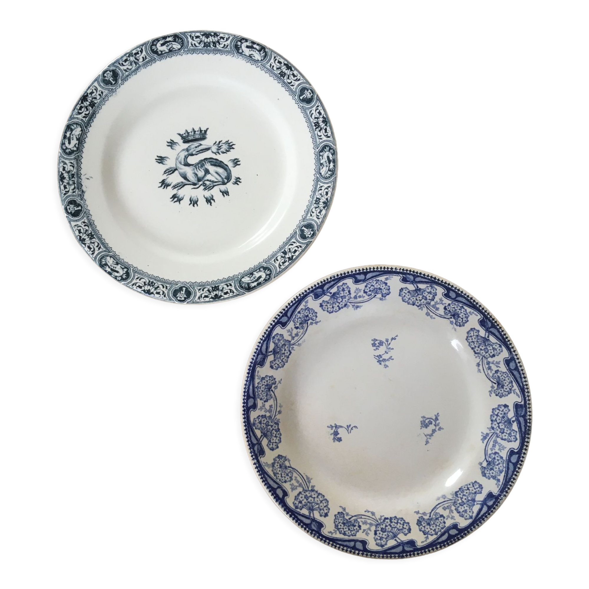 Pair of flat plates iron earth