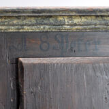 German hand painted cabinet from 1812