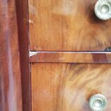 Half-column Empire chest of drawers